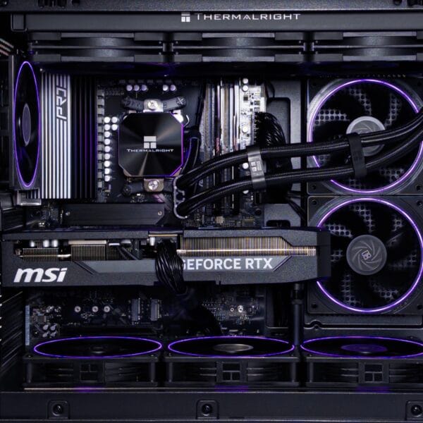 (P727) Stacionarus žaidimų-darbo kompiuteris Ryzen 7 7800X3D B850 WIFI 32GB DDR5 1TB NVMe SSD RTX 5070 Ti 16GB - Image 2