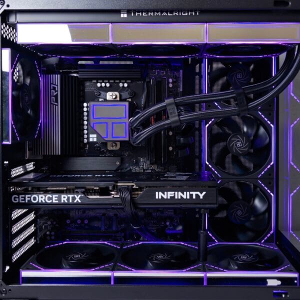 (P725) Stacionarus žaidimų-darbo kompiuteris Ryzen 7 7800X3D B850 WIFI 32GB DDR5 1TB NVMe SSD RTX 5070 12GB - Image 3