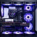 (P948) Stacionarus žaidimų-darbo kompiuteris Ryzen 7 9800X3D B850 WIFI 7 32GB DDR5 2TB NVMe SSD RX 9070 XT 16GB - Image 2