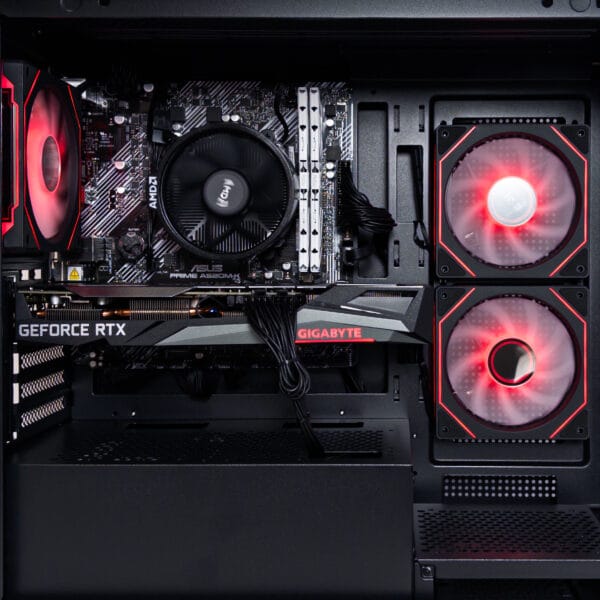 (P932) Stacionarus žaidimų-darbo kompiuteris Ryzen 5 5500 A520M 16GB DDR4 500GB SSD RTX 3060 Ti 8GB - Image 2