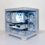 (P958) Stacionarus žaidimų-darbo kompiuteris Ryzen 5 7500F B850M WIFI 32GB DDR5 1TB NVMe SSD RX 9060 XT 16GB