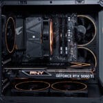 (P964) Stacionarus žaidimų-darbo kompiuteris Ryzen 7 5700X B550M WIFI 32GB DDR4 1TB NVMe SSD RTX 5060 Ti 16GB - Image 2