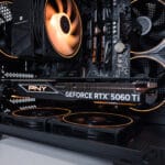 (P964) Stacionarus žaidimų-darbo kompiuteris Ryzen 7 5700X B550M WIFI 32GB DDR4 1TB NVMe SSD RTX 5060 Ti 16GB - Image 4