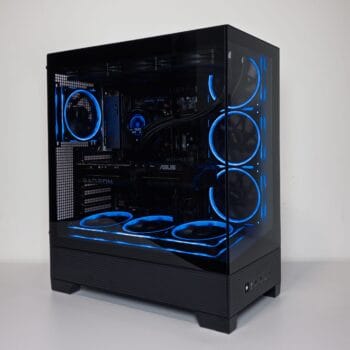 (P954) Stacionarus žaidimų-darbo kompiuteris Ryzen 7 9850X3D B850 32GB DDR5 1TB NVMe SSD RX 9070 XT 16GB