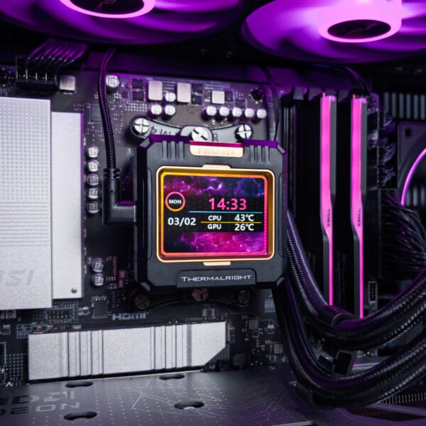 (P755) Stacionarus žaidimų-darbo kompiuteris Ryzen 7 7700 B850 WIFI 32GB DDR5 1TB NVMe SSD RX 7800 XT 16GB - Image 3
