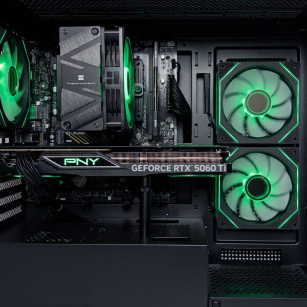 (P999) Stacionarus žaidimų-darbo kompiuteris Ryzen 5 7500F A620M-X WiFi 16GB DDR5 1TB NVMe SSD RTX 5060 Ti 16GB - Image 2