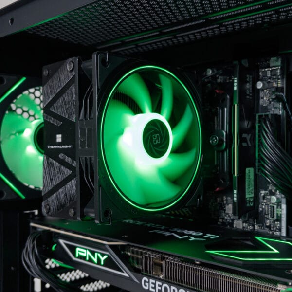 (P999) Stacionarus žaidimų-darbo kompiuteris Ryzen 5 7500F A620M-X WiFi 16GB DDR5 1TB NVMe SSD RTX 5060 Ti 16GB - Image 3