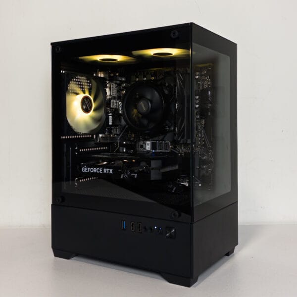 (P997) Stacionarus žaidimų-darbo kompiuteris Ryzen 5 5500 A520M WiFi 16GB DDR4 1TB NVME RTX 5060 8GB - Image 2