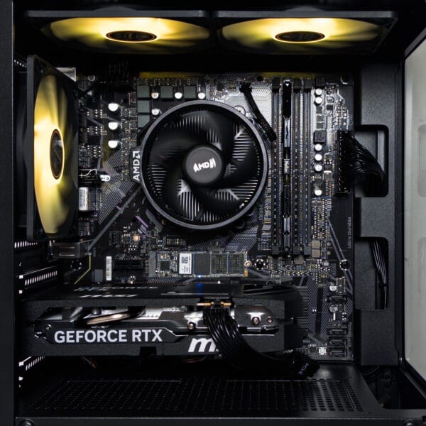 (P997) Stacionarus žaidimų-darbo kompiuteris Ryzen 5 5500 A520M WiFi 16GB DDR4 1TB NVME RTX 5060 8GB - Image 2