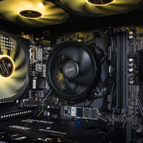 (P997) Stacionarus žaidimų-darbo kompiuteris Ryzen 5 5500 A520M WiFi 16GB DDR4 1TB NVME RTX 5060 8GB - Image 4