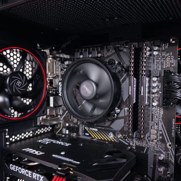 (P995) Stacionarus žaidimų-darbo kompiuteris Ryzen 5 5500 A520M WiFi 16GB DDR4 1TB NVMe RTX 5060 8GB - Image 3