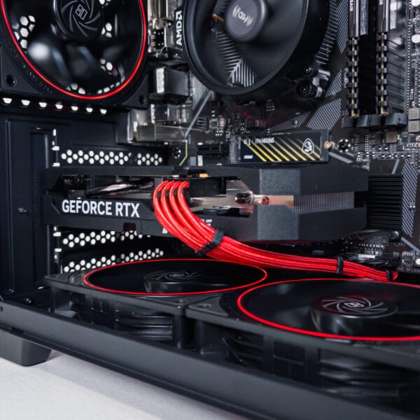 (P995) Stacionarus žaidimų-darbo kompiuteris Ryzen 5 5500 A520M WiFi 16GB DDR4 1TB NVMe RTX 5060 8GB - Image 4