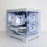 (P988) Stacionarus žaidimų-darbo kompiuteris Ryzen 5 5500 A520 16GB DDR4 1TB NVME RTX 3060 Ti 8GB