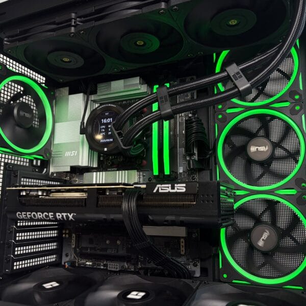 (P843) Stacionarus žaidimų-darbo kompiuteris Ryzen 7 9800X3D X870 WIFI7 32GB DDR5 2TB NVMe SSD RTX 5080 16GB - Image 4