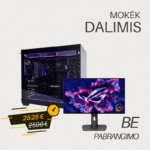 (SP04) KOMPIUTERIS RYZEN 7 7800X3D / RTX 5070 12GB + 27" QHD 240HZ OLED MONITORIUS