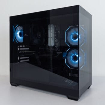 (P930) Stacionarus žaidimų-darbo kompiuteris Ryzen 7 5700 B550M WIFI 32GB DDR4 1TB NVMe SSD RX 9060 XT 16GB