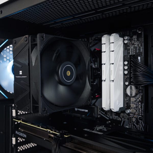(P930) Stacionarus žaidimų-darbo kompiuteris Ryzen 7 5700 B550M WIFI 32GB DDR4 1TB NVMe SSD RX 9060 XT 16GB - Image 3