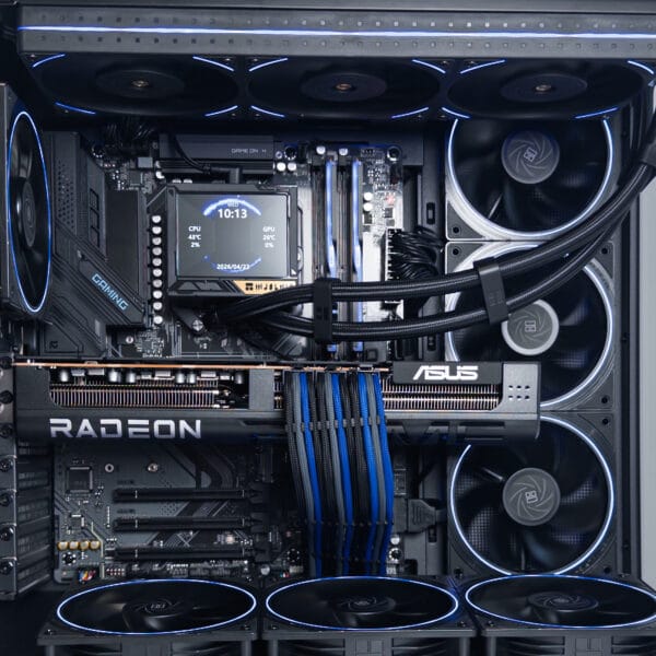 (P954) Stacionarus žaidimų-darbo kompiuteris Ryzen 7 9850X3D B850 WiFi 32GB DDR5 1TB NVMe SSD RX 9070 XT 16GB - Image 2