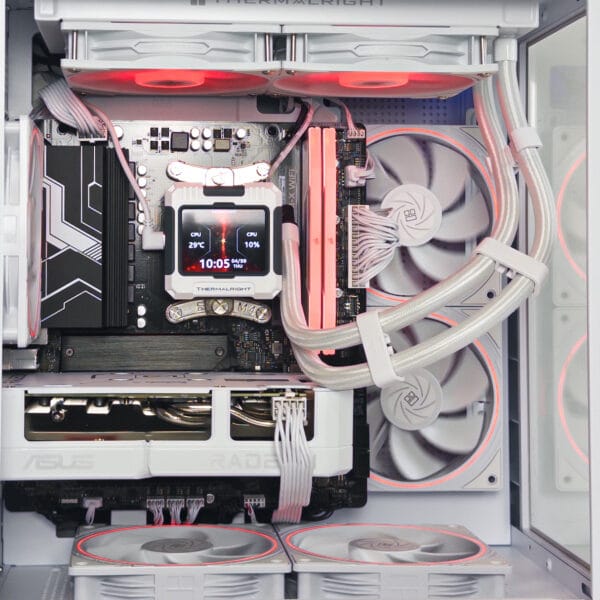 (P958) Stacionarus žaidimų-darbo kompiuteris Ryzen 5 9600X B850M WIFI 32GB DDR5 1TB NVMe SSD RX 9060 XT 16GB - Image 2