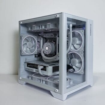 (P958) Stacionarus žaidimų-darbo kompiuteris Ryzen 5 9600X B850M WIFI 32GB DDR5 1TB NVMe SSD RX 9060 XT 16GB