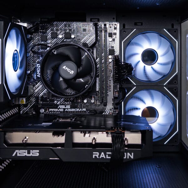 (P997) Stacionarus žaidimų-darbo kompiuteris Ryzen 5 5500 16GB DDR4 1TB NVMe RX 7600 8GB - Image 2