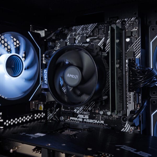 (P997) Stacionarus žaidimų-darbo kompiuteris Ryzen 5 5500 16GB DDR4 1TB NVMe RX 7600 8GB - Image 3